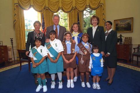 GIRL SCOUTS | William J. Clinton Presidential Library and Museum