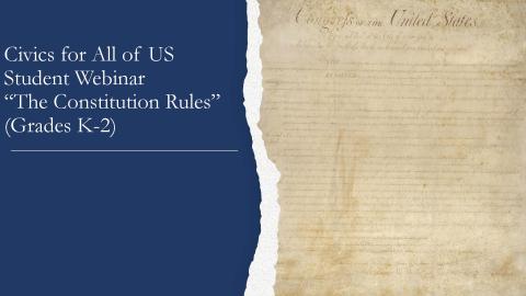 The Constitution Rules
