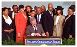 Clinton honoring American History