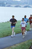 Jog along the Potomac River President Clinton and Billy Webster jog along the Potomac River.