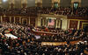 State of the Union 1995 President Clinton gives his State of the Union in the House Chamber at the United States Capitol, Washington D.C. January 24, 1995, Photographer: Ralph Alswang.