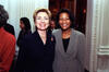 -Hillary Rodham Clinton poses for a photograph with Deputy White House Counsel, Cheryl Mills.