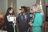 First Lady Hillary Rodham Clinton with staff First Lady Hillary Rodham Clinton with staff in the Old Executive Office Building (OEOB). Present include Maggie Williams and Capricia Marshall