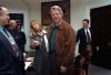 President Clinton at the White House greeting legendary musician and friend, Barbra Streisand