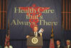 President William J. Clinton Giving a Speech on Health Care Legislation President William J. Clinton giving a speech on health care legislation at the Johns Hopkins University in Baltimore, Maryland