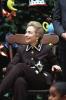 First Lady Hillary Rodham Clinton sits in a rocking chair while Socks the Cat sits in her lap at the Children's Medical Center in Washington, DC
