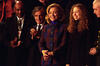 State of the Union 1996 First Lady Hillary Rodham Clinton attends the State of the Union in the House Chamber at the United States Capitol, Washington D.C. She is seated in the visitors gallery with Chelsea Clinton, Elie Wiesel, and Gen. Barry McCaffrey,