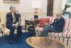 Rev. Billy Graham President Clinton and Rev. Billy Graham have a discussion in the Oval Office