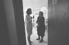 Hillary Rodham Clinton and Ambassador Madeleine Albright talk alone at the Embassy Residence Hillary Rodham Clinton and Ambassador Madeleine Albright talk alone at the Embassy Residence in Prague, Czech Republic