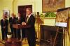Oklahoma City Memorial Ceremony President Clinton addresses the Oklahoma City Memorial Ceremony in the Roosevelt Room of the White House