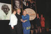 First Ladies Library Dinner Hillary Rodham Clinton presents an award to Sec. Madeleine Albright at the First Ladies Library Dinner in Washington D.C.