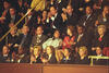 State of the Union 2000 First Lady Hillary Rodham Clinton attends the State of the Union in the House Chamber at the United States Capitol, Washington D.C. She is seated in the visitors gallery with Chelsea Clinton, Hank Aaron, Airforce Captain John Cherry, Dr. Francis Collins, Pat Brown, Julie Foudy, Janet Langhart Cohen and others