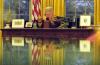 Telephone Call President Clinton talks on the Oval Office telephone with Prime Minister Ehud Barak of Israel