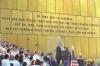 Oklahoma City Memorial President Clinton addresses a ceremony at the Oklahoma City National Memorial honoring those killed in the bombing of the Murrah Federal Building