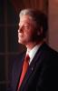 Presidential Portrait President Clinton poses in the Oval Office for a photograph shoot for New Yorker Magazine,